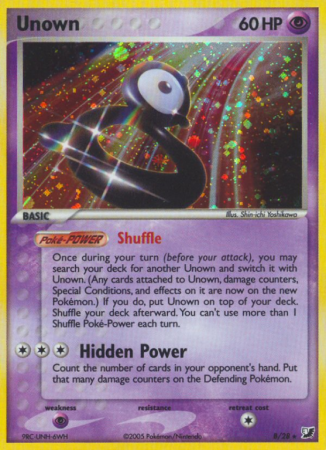 Unown B/115 EX Unseen Forces