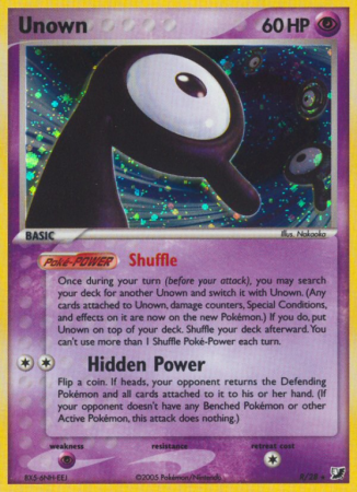 Unown R/115 EX Unseen Forces