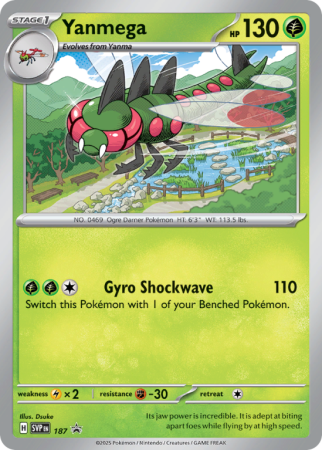 Pokémonkaart Yanmega nummer 187/14