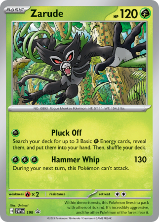 Pokémonkaart Zarude nummer 199/14