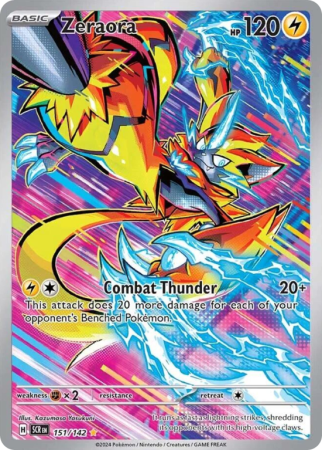 Pokémonkaart Zeraora nummer 151/142