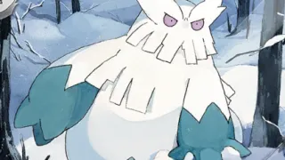 Abomasnow op een Pokémonkaart