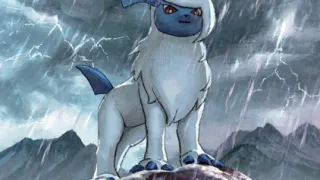 Absol zoals afgebeeld op zijn nieuwste kaart