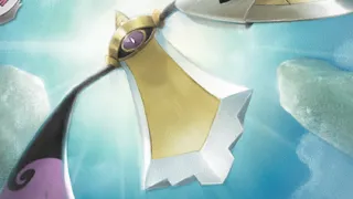 Aegislash op een Pokémonkaart