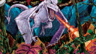 Aerodactyl zoals afgebeeld op zijn nieuwste kaart