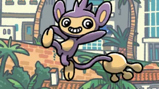 Aipom op een Pokémonkaart