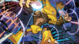 Alakazam op een Pokémonkaart