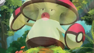 Amoonguss op een Pokémonkaart