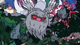 Annihilape op een Pokémonkaart
