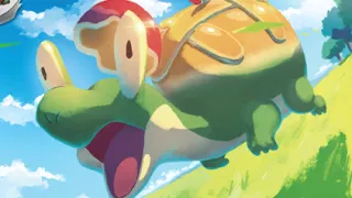 Appletun op een Pokémonkaart
