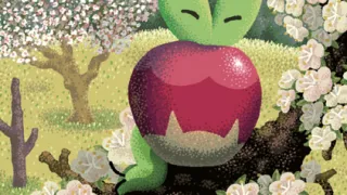 Applin op een Pokémonkaart