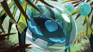 Araquanid op een Pokémonkaart