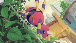 Ariados op een Pokémonkaart