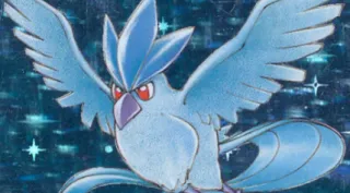 Articuno zoals afgebeeld op zijn oudste kaart
