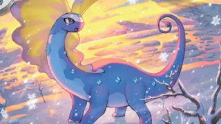 Aurorus op een Pokémonkaart
