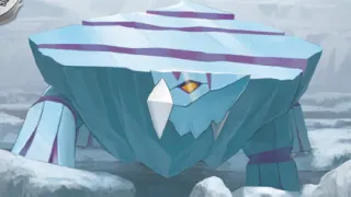 Avalugg op een Pokémonkaart