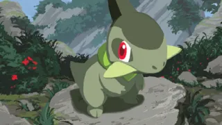 Axew op een Pokémonkaart
