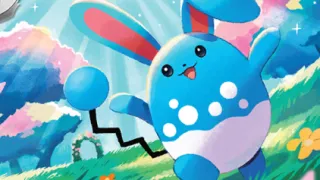 Azumarill op een Pokémonkaart