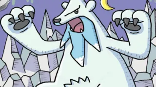 Beartic op een Pokémonkaart