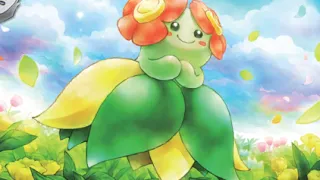 Bellossom op een Pokémonkaart