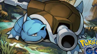 Blastoise op een Pokémonkaart