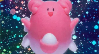 Blissey zoals afgebeeld op zijn oudste kaart