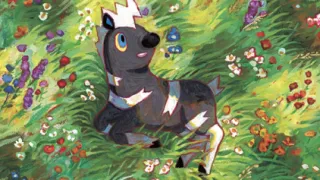 Blitzle op een Pokémonkaart