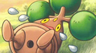 Bonsly zoals afgebeeld op zijn oudste kaart