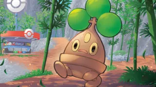 Bonsly op een Pokémonkaart
