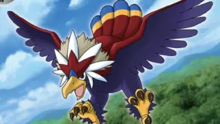 Braviary zoals afgebeeld op zijn oudste kaart
