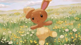 Buneary op een Pokémonkaart