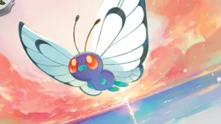Butterfree op een Pokémonkaart