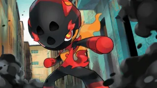Charcadet op een Pokémonkaart