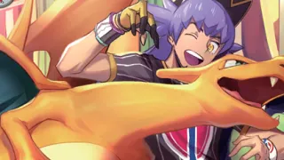 Charizard op een Pokémonkaart