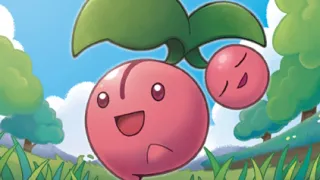 Cherubi op een Pokémonkaart