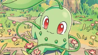 Chikorita op een Pokémonkaart