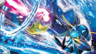 Clawitzer op een Pokémonkaart