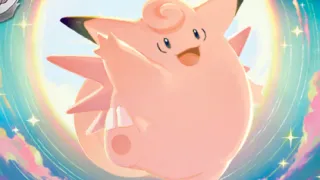 Clefable op een Pokémonkaart