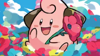 Cleffa op een Pokémonkaart