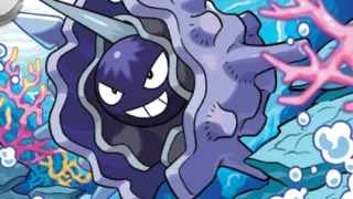 Cloyster op een Pokémonkaart