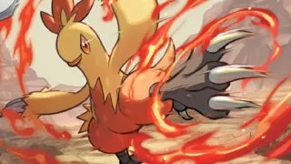 Combusken op een Pokémonkaart