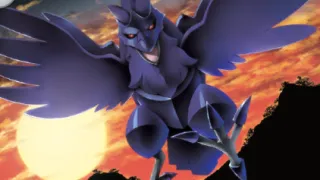 Corviknight zoals afgebeeld op zijn oudste kaart