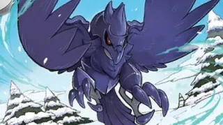 Corviknight op een Pokémonkaart