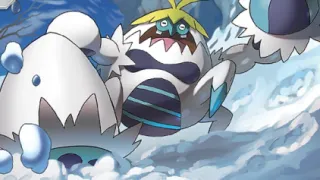 Crabominable zoals afgebeeld op zijn oudste kaart