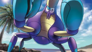 Crabrawler zoals afgebeeld op zijn oudste kaart