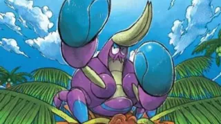 Crabrawler op een Pokémonkaart