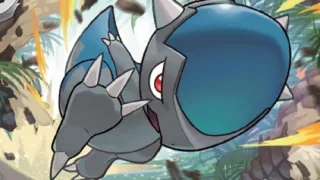 Cranidos op een Pokémonkaart