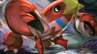 Crawdaunt op een Pokémonkaart