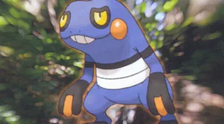 Croagunk zoals afgebeeld op zijn oudste kaart