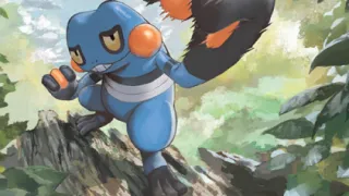 Croagunk op een Pokémonkaart
